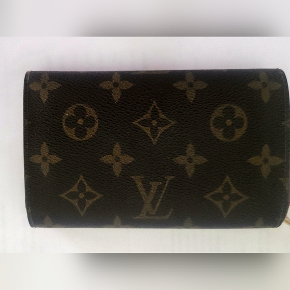 Authentic Louis Vuitton LV Monogram Coated Canvas Porte-Monnaie Tresor Wallet - Picture 7 of 8